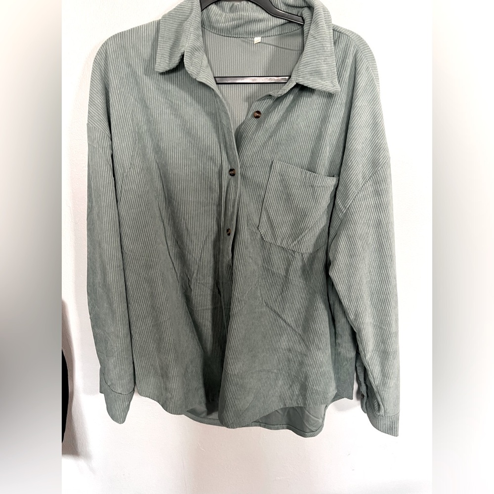 Green shirt
